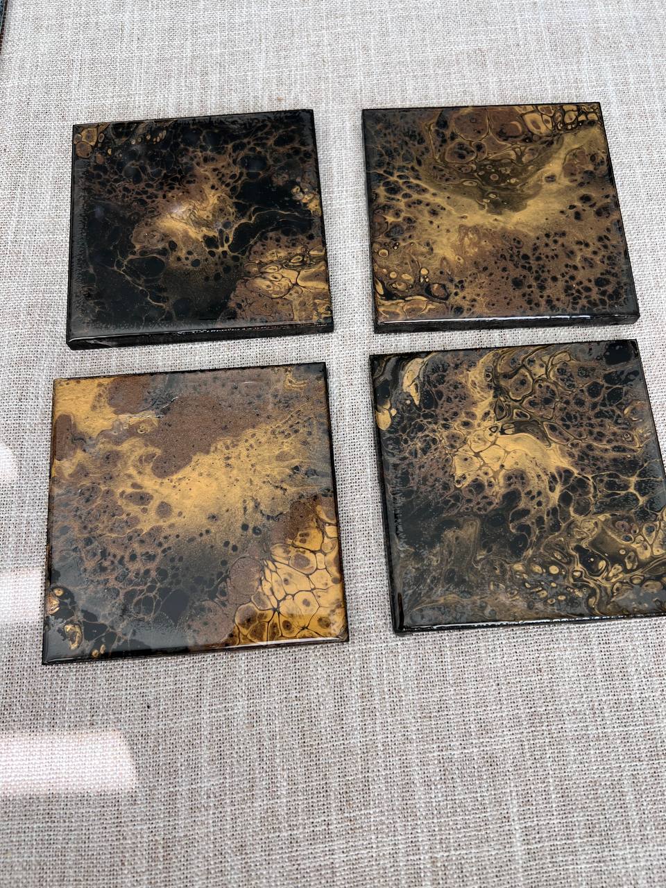 Wooden Resin Coasters