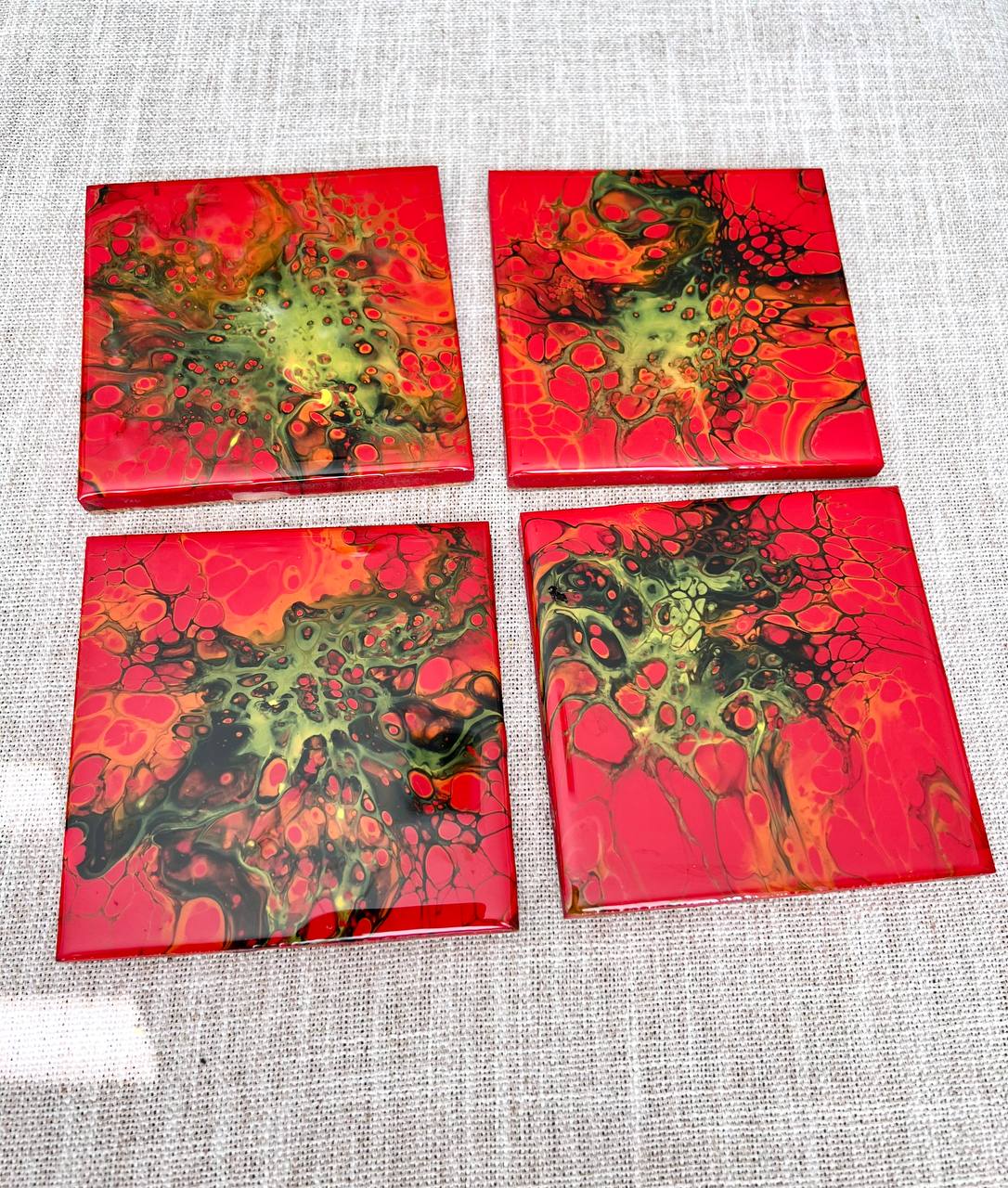 Wooden Resin Coasters